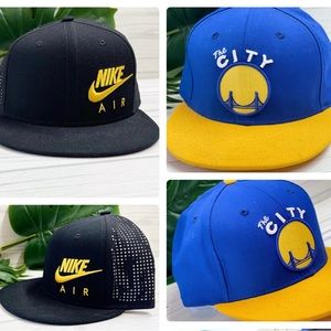 Nike Air Hybrid True & GSW Mitchell and Ness The City Snap Back Baseball Caps